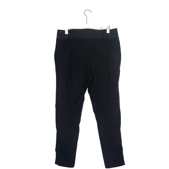 32 DEGREES HEAT Skinny Pants High Rise Elastic Waist Stretch Black Size Large - Picture 2 of 7